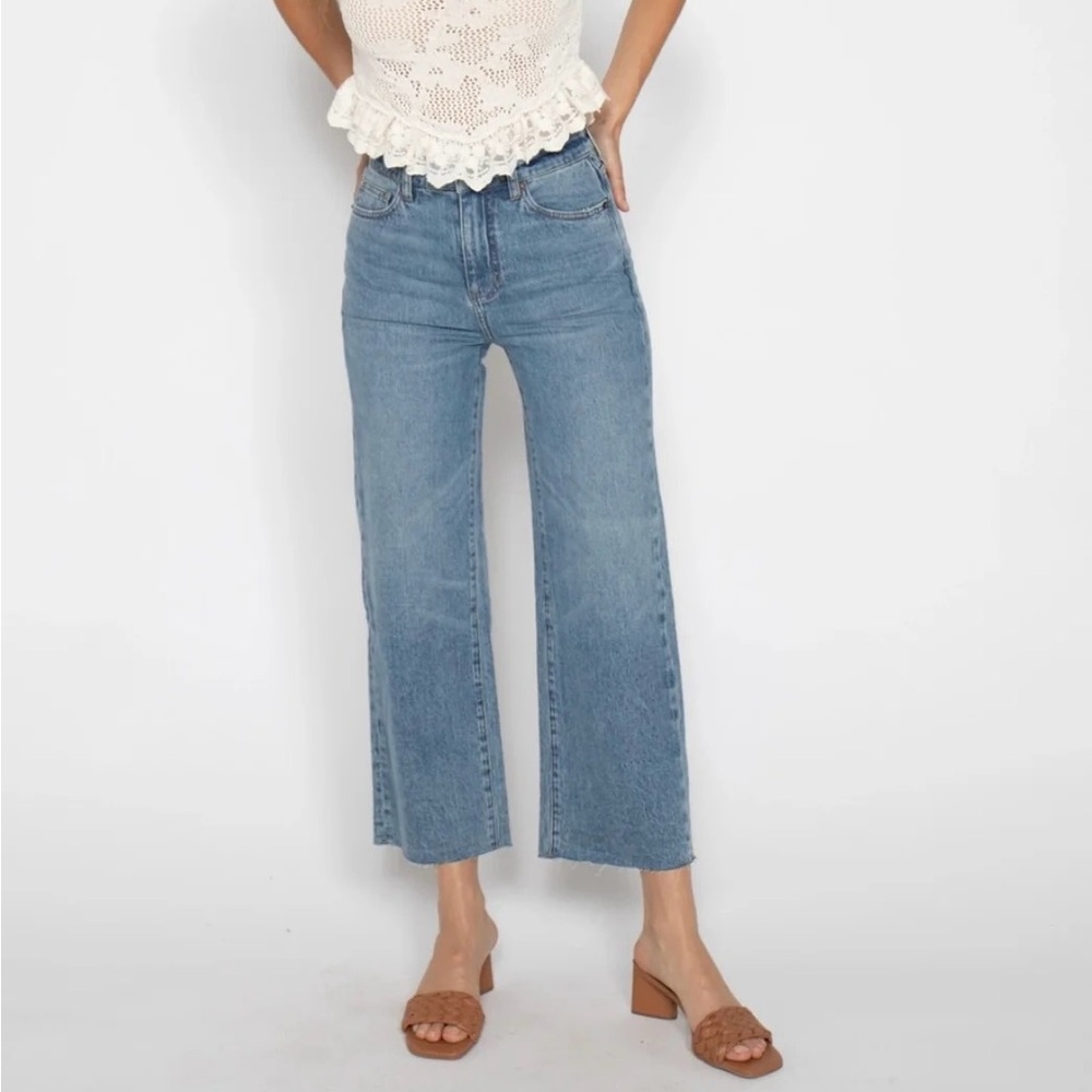 Oliver Logan Aberdeen High Rise Wide Leg Crop - Classic Vintage